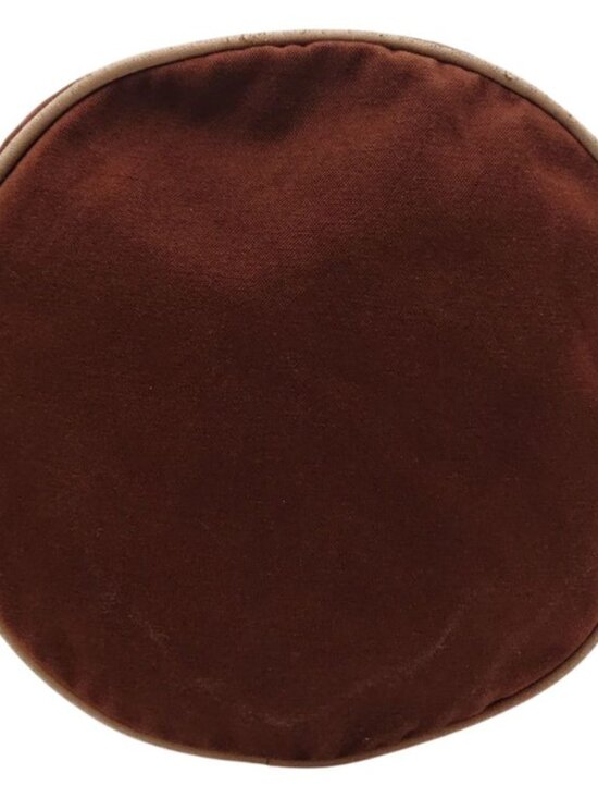 Hermes Polochonmimil Shoulder Bag Brown Canvas Drawstring - Picture 6 of 16